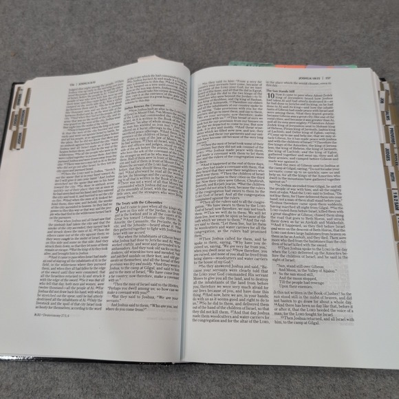 NKJV Holy Bible Zondervan 2014 Hardcover New King James Version Black Journaled - Picture 5 of 7